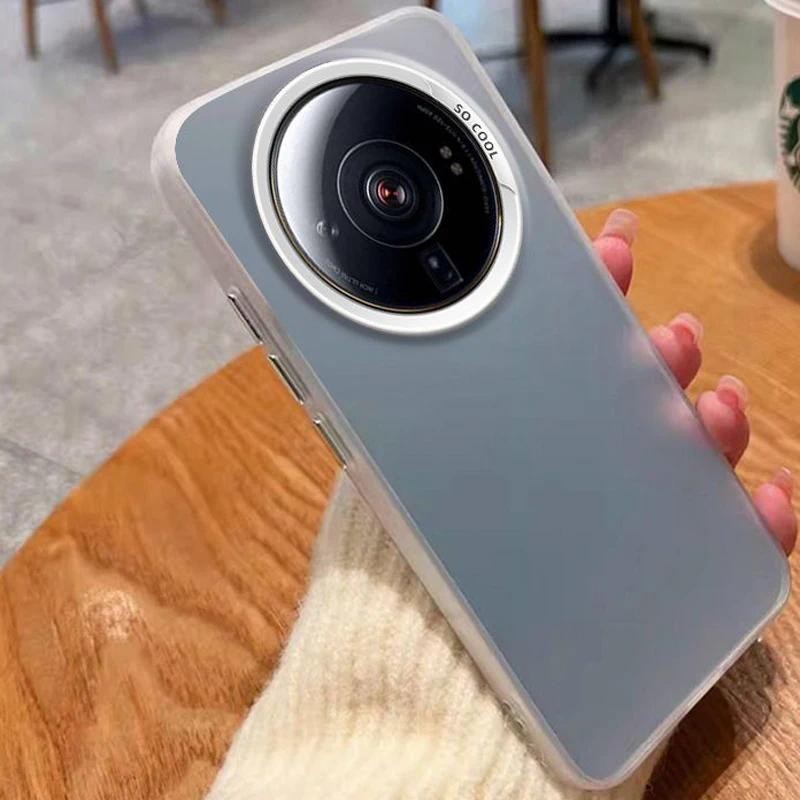 For Xiaomi 12S Ultra Xiaomi 12 Ultra xiao mi 12S Ultra Phone Case Frosted Anti-Slippery Metal Film S