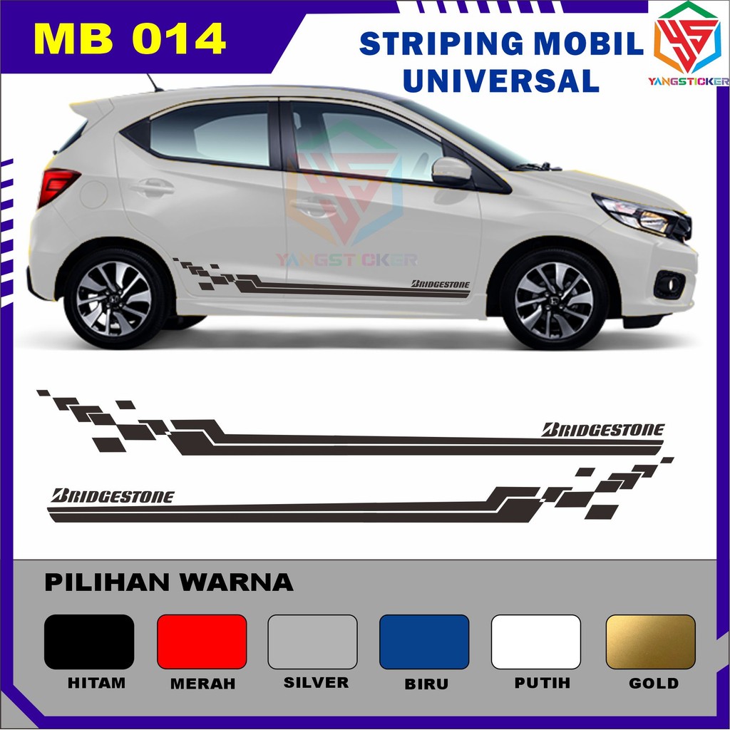 

YS Cutting Sticker Mobil code MB014 Striping Mobil /cutting stiker pintu mobil universal
