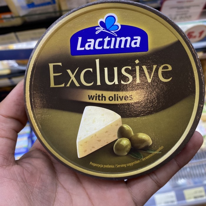 

keju lactima polandia cream cheese with olives | olives cheese 140grm