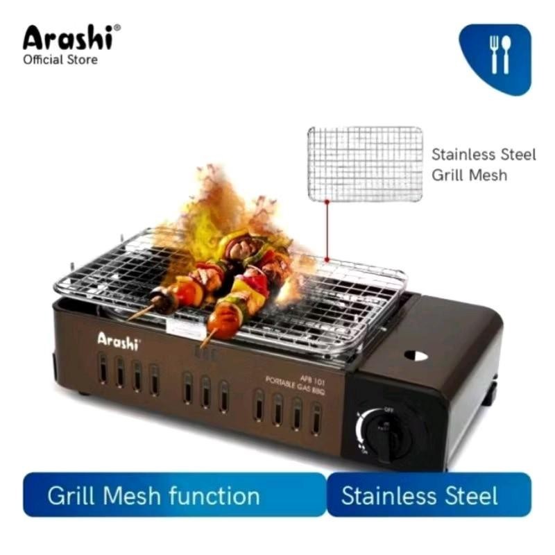 Kompor Portable Gas Bbq Apb 101 Kompor Gas Bbq Arashi Apb101 Pemanggang