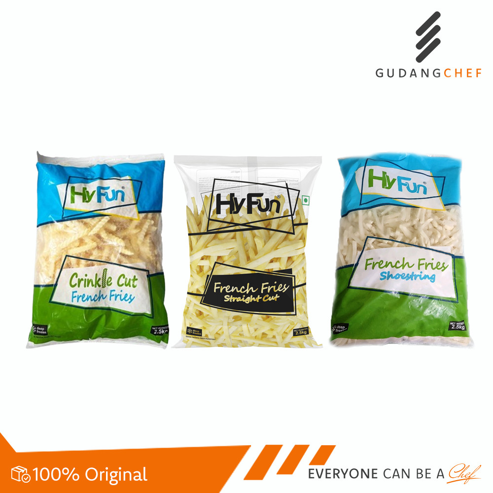 

Hyfun French Fries 2kg - Kentang Goreng Super Renyah