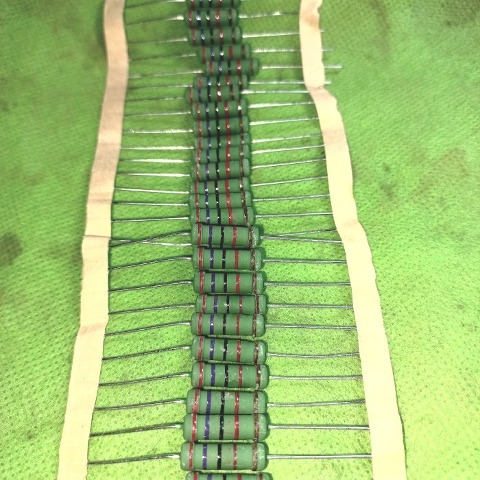 resistor R 27K hijau ORIGINAL JAPAN 27 K 2watt 2 watt 2wat 2W wat kilo A