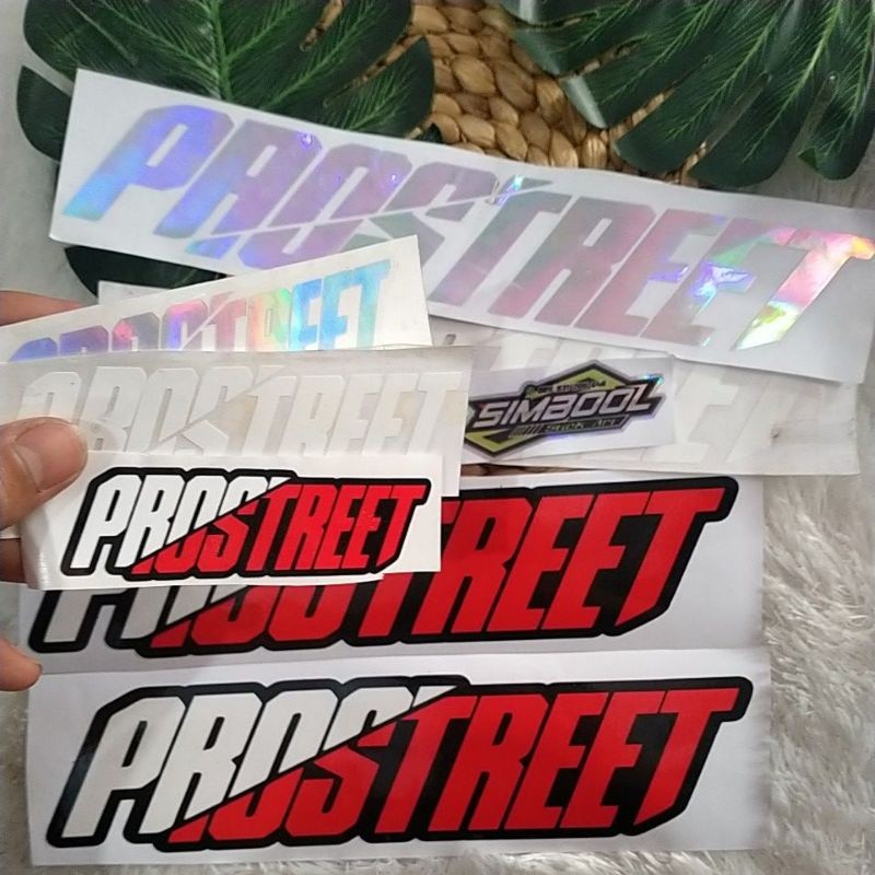 stiker prostreet cutting HOLOGRAM bahan stripping untuk matic nmax beat vario dll