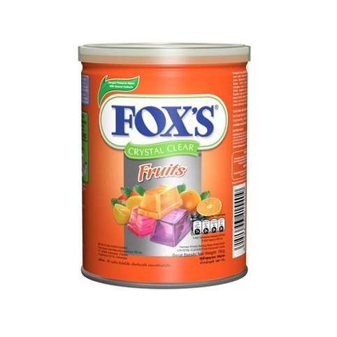 

FOXS FRUITS TIN 180G PER KALENG