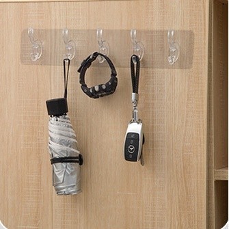 Gantungan Baju Tempel Dinding Pengait Gantungan Baju Dinding Tanpa Paku 𝙀𝘾 704