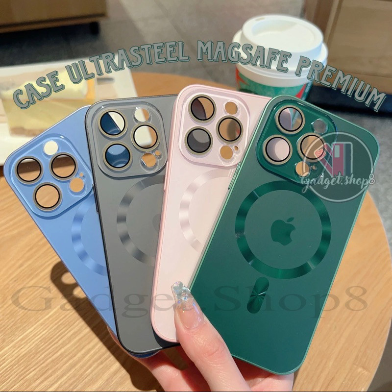 TERLARIS NEW  ULTRA STEEL MAGSAFE CASE IPHONE 11 12 13 14 15 PRO MAX 14+ 15+ PLUS bv-92