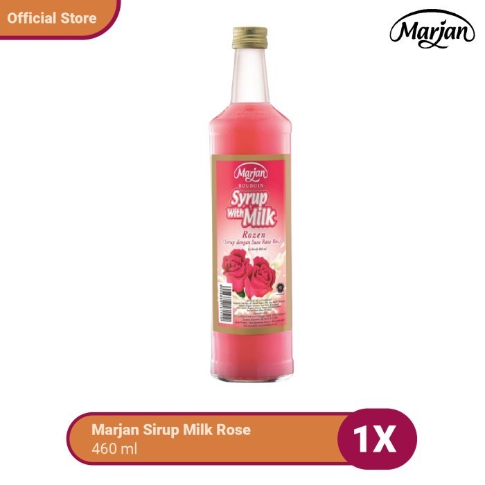 

NEW ITEM MINUMAN MARJAN SYRUP WITH MILK ROSE 460ML