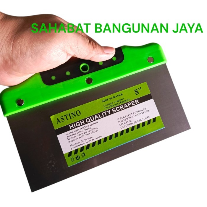 KAPE/SKRAP/SCRAPER PLAT/SENG GYPSUM 8 INCH GAGANG FIBER