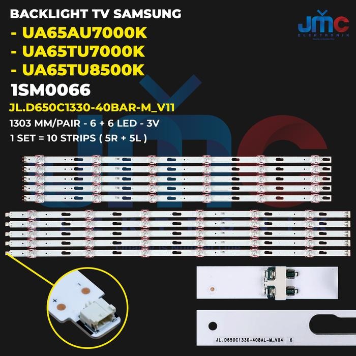 DK23 Backlight TV for 65 Inch UA65TU7000 UA65AU7000 UA65TU8500K UA65AU7000K UA65TU7000K BN96-50313A