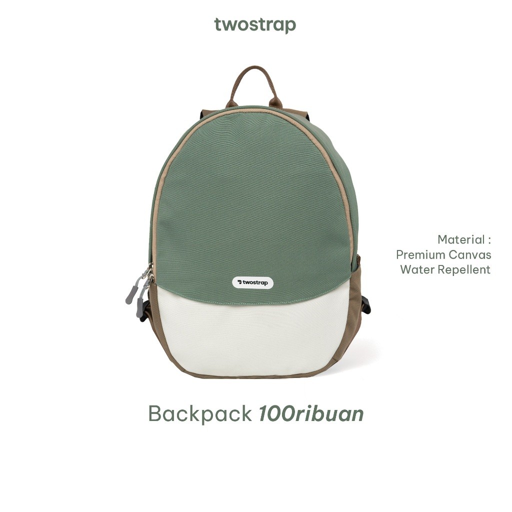 TWOSTRAP -  Backpack 100ribuan - Tas Ransel Wanita Pria