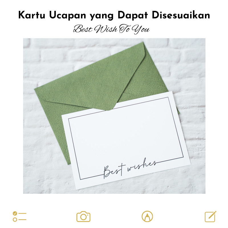 

【Pesan Dapat Disesuaikan】Kartu Pos Berwarna Kartu Ucapan Retro