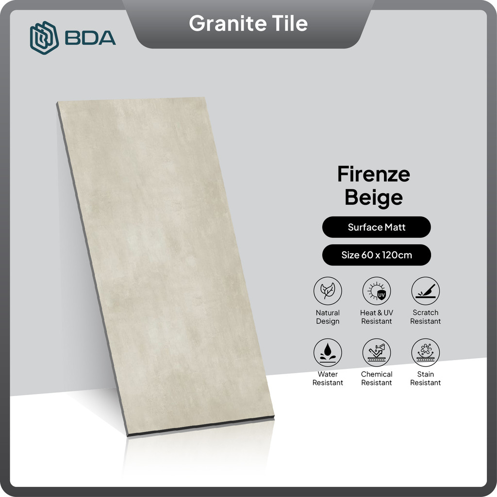 BDA Granite Tile Keramik Kamar Mandi Keramik Lantai Kamar Mandi Granit Kamar Mandi Granit 120x60 Gra