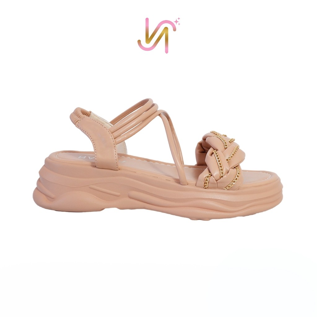 NADILASTUFF Chain Platform Sepatu Sandal Wanita Premium