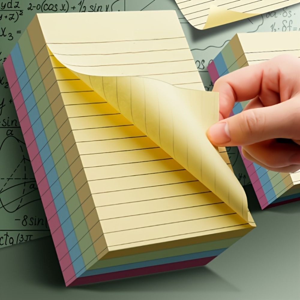 

Colorful Sticky Notes School Stationery Student 200 Sheets Scribed Sticky Notes Index Tabs Office Supply