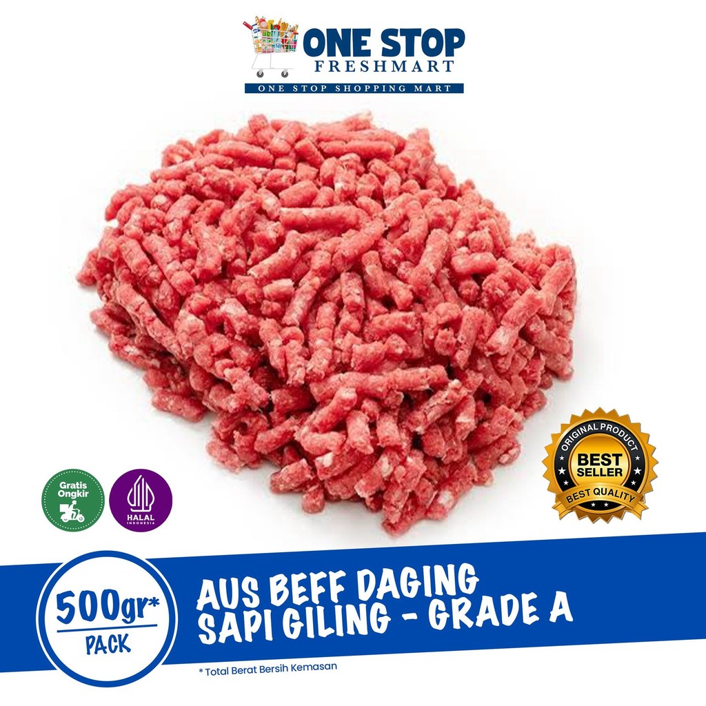 

AUS BEFF DAGING SAPI GILING GRADE A 500GR