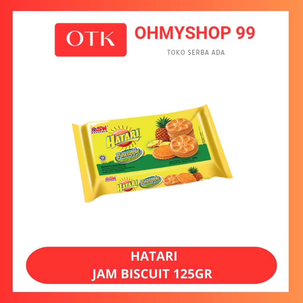 

HATARI Jam Biscuit 125gr