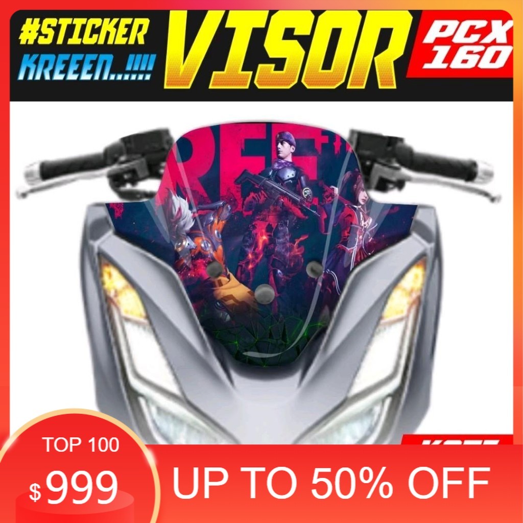 

Stiker Kaca Depan Visor Variasi Motor Honda PCX 160 Kode 003 - Motor Motorcycle