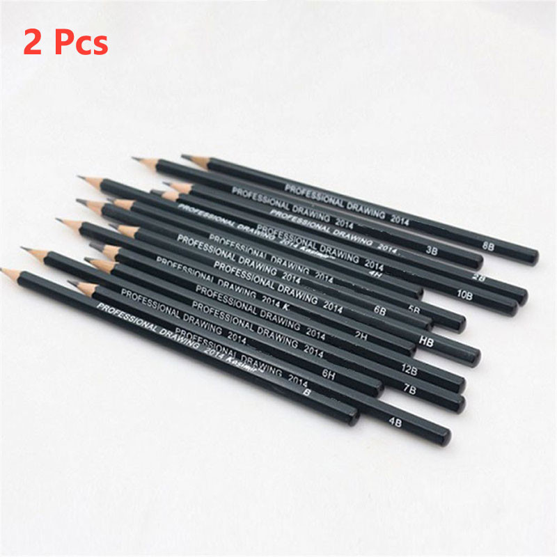 

Professional Sketch Pencils Drawing HB 2H B 2B 3B 4B 5B 6B 7B 8B 10B 12B 14B Hard Medium Soft Charcoal Art Stationery Pencils
