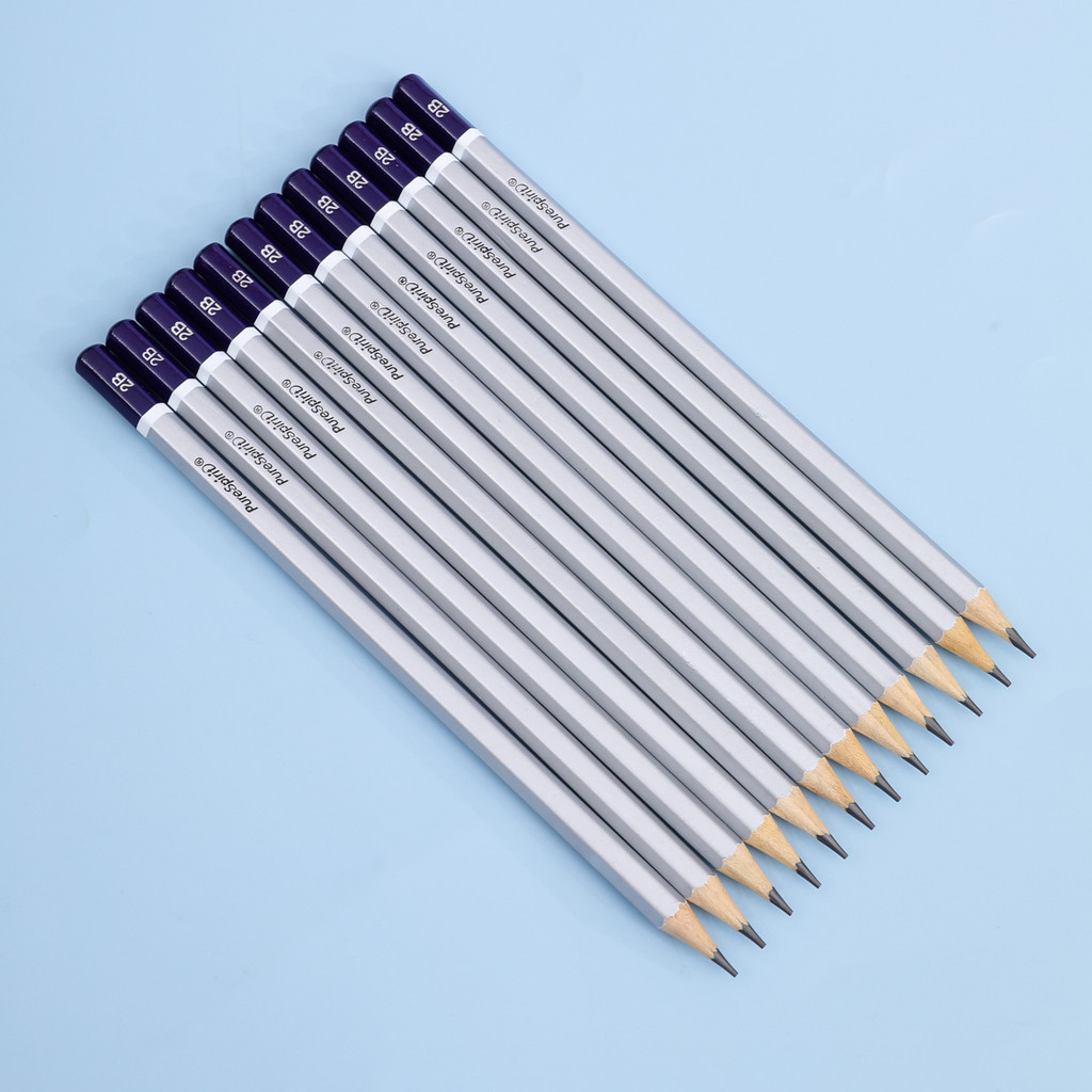

2B Drawing Pencils Sketch Pencil 12pcs Graphite Professional Black Lead Pencils for Sketching Writing