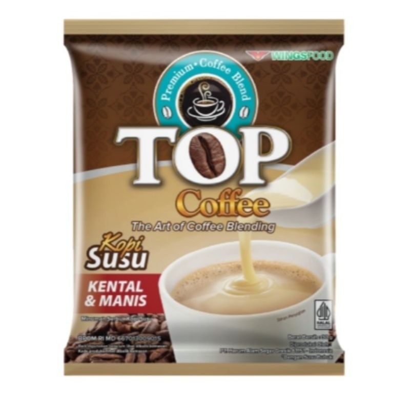

Top coffee Kopi Susu Kental Manis 30Gr X 12Sachet - pengedarjajan