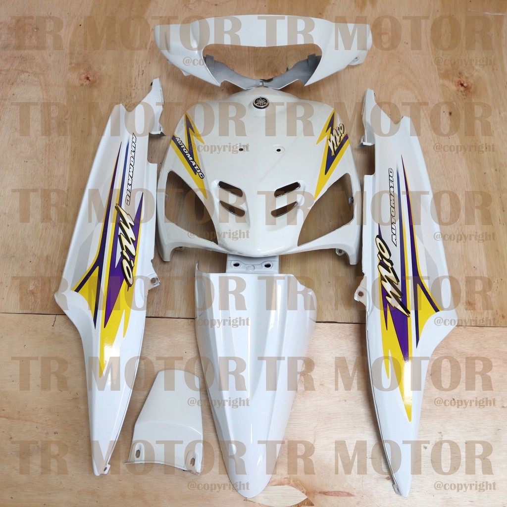 COD - Body Mio Sporty Full Set 2003 Putih Body Halus Mio Sporty Mio Lama - Bahan ABS