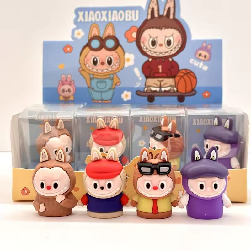 

Capibala Sharpeners Labubu Doll Stitch Pencil 16pcs Cartoon Cute Student Sharpening Tools Stationery Kids School Supplies Gift