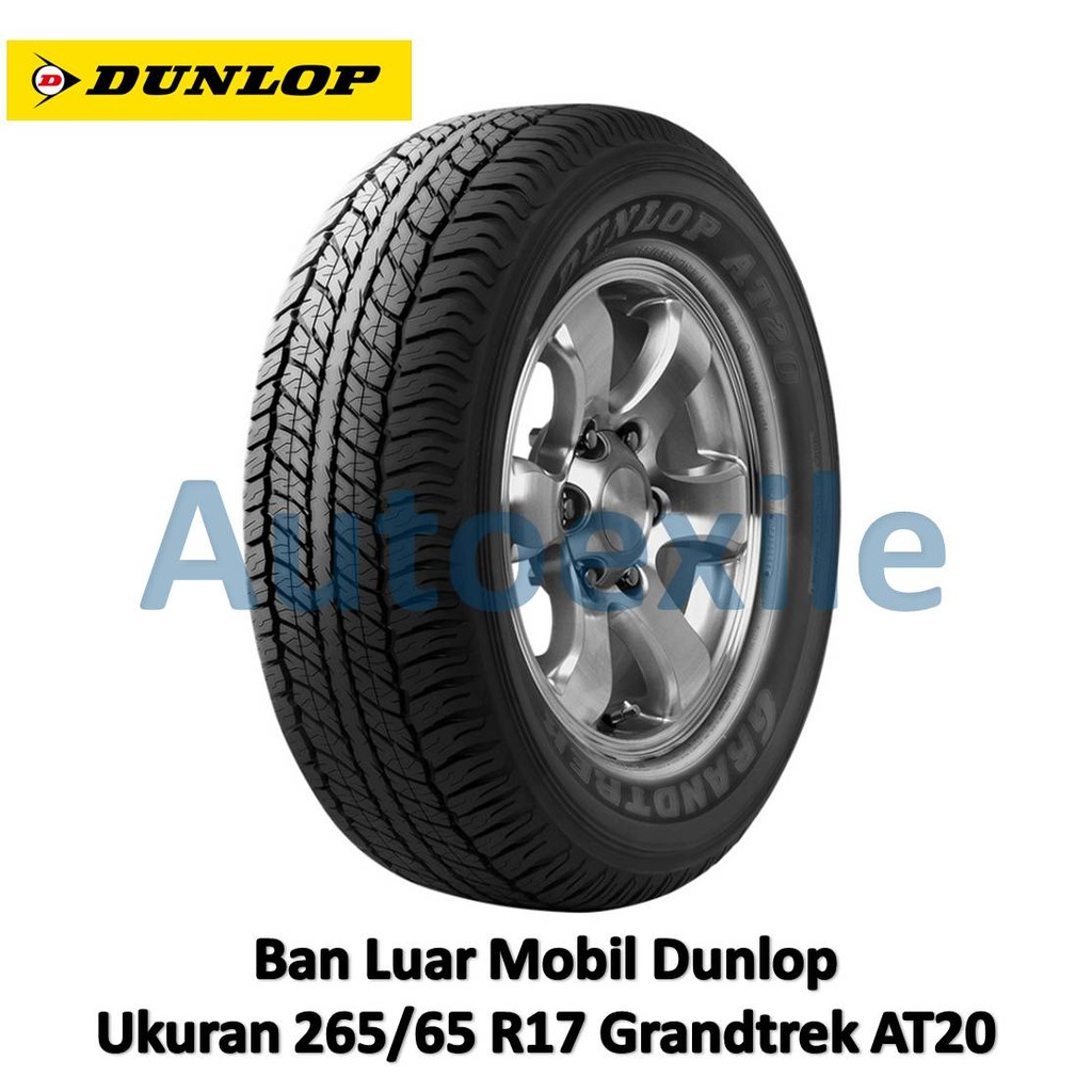Ban Luar Dunlop 265/65 R17 Grandtrek AT20 Tubeless Radial Mobil