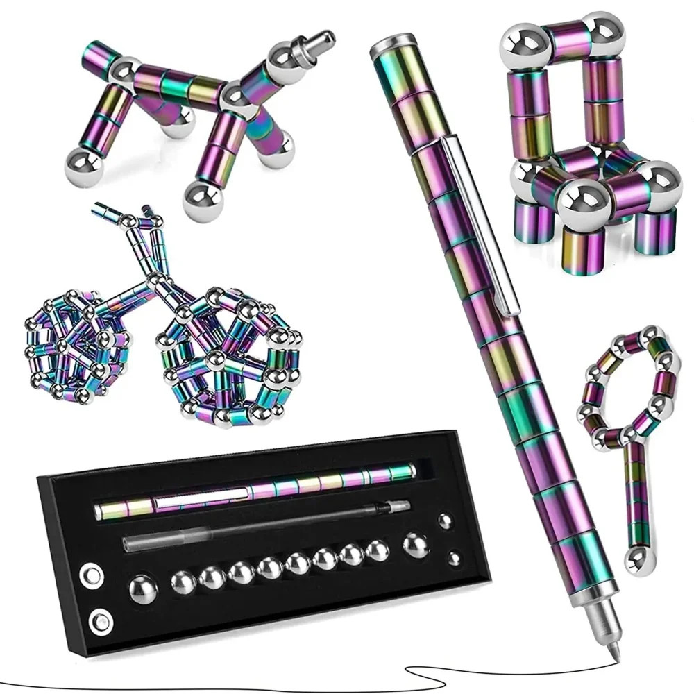 

Decompression magnetic pen, fidgeting magnetic pen, multifunctional novel pen for relieving fidgety pressure, a gift for friends