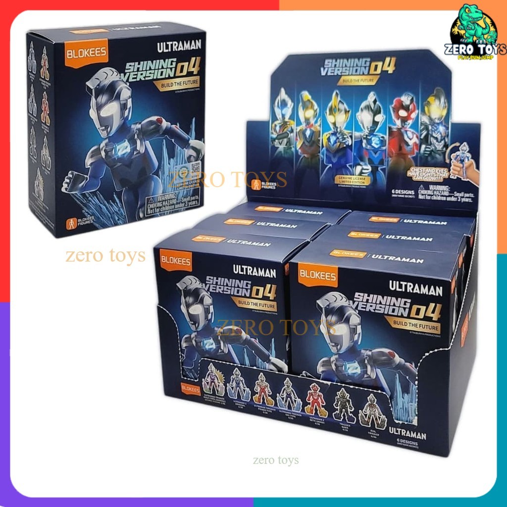 Blokees Figure Ultraman Shining Version 04 Build The Future - Blind Box SV2 Figur ultramen Z - Trigg