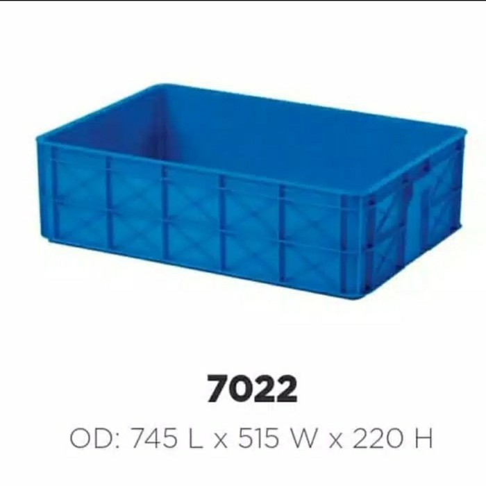 

Box Container Rabbit 7022 74x51x22 Keranjang Industri Bak Kolam Ikan