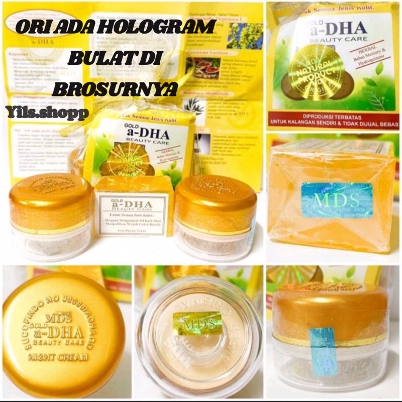 READY - Adha gold originaL MDS / DHA GOLD ORIGINAL MDS / cream a-dha gold original mds / A DHA GOLD 
