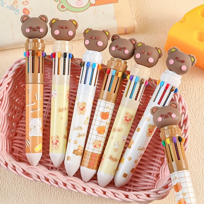 

Pena 10 Warna Karakter Bear - Pulpen Gel Warna Warni Untuk Sekolah dan Kantor