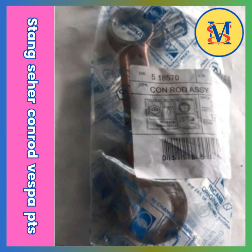Stang Seher Conrod Blok Piston Vespa PTS Spesial Corsa Darling – Connecting Rod Vespa