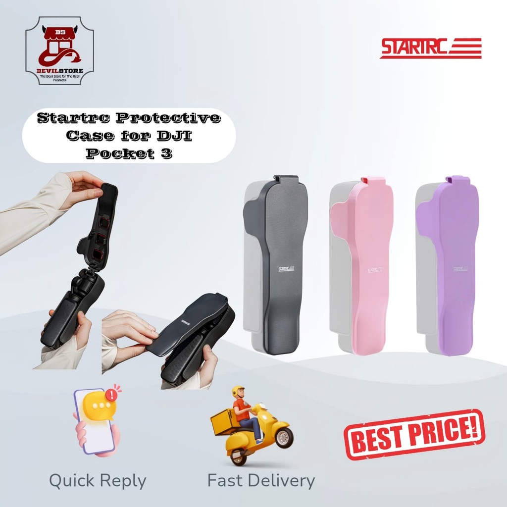 STARTRC Protective Case Cover for DJI Pocket 3 Casing Protector Osmo Pocket 3