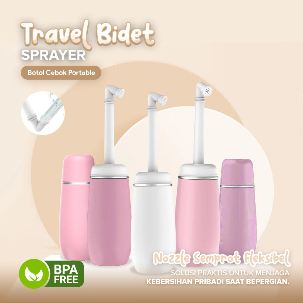Travel Bidet Sprayer  Botol Cebok Portable  Semprotan Cebok Toilet Portable