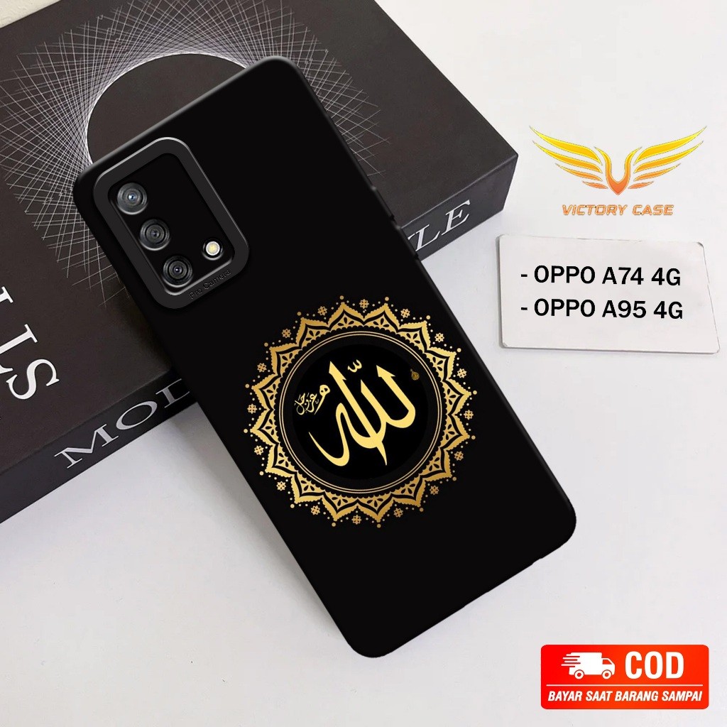 New Muslim Case - Softcase Oppo A74 4G / A95 4G - Terbaru - Case Hp Oppo A74 4G / A95 4G - Casing Op