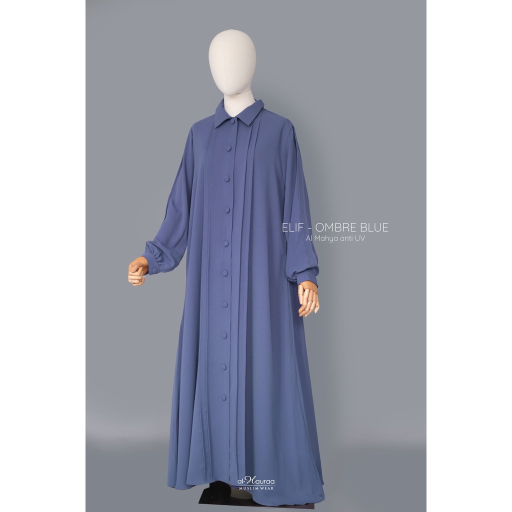 Gamis Elif AL Mahya ombre blue AL Haura