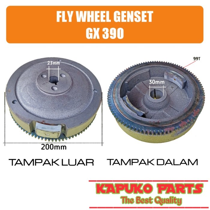 FLYWHEEL MAGNET BERIKUT GIGI GX 390/GX 420/GX 460 GENSET/5000W-7000W