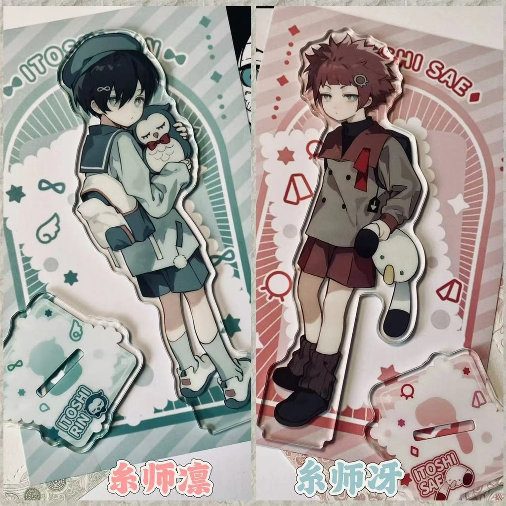 Blue Lock Acrylic Stand Sae Itoshi Rin Childhood Series Figure Display Anime Goods Collection Desk D