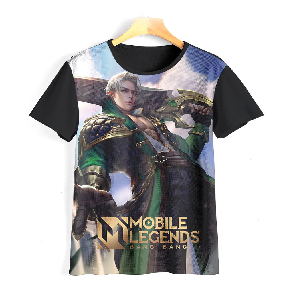 Kaos Mobile Legends Keren dan Adem | Kaos Alucard Mobile Legends Anak & Dewasa | 35SML Skin Mobile L