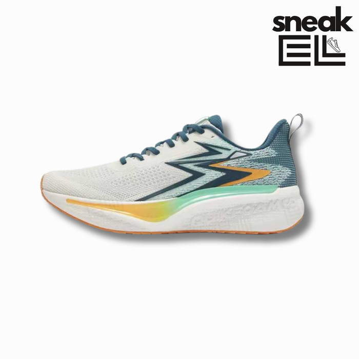361° High Speed Q Comfortable Blue Green Original Sepatu Running Pria/Running Shoes 572522288