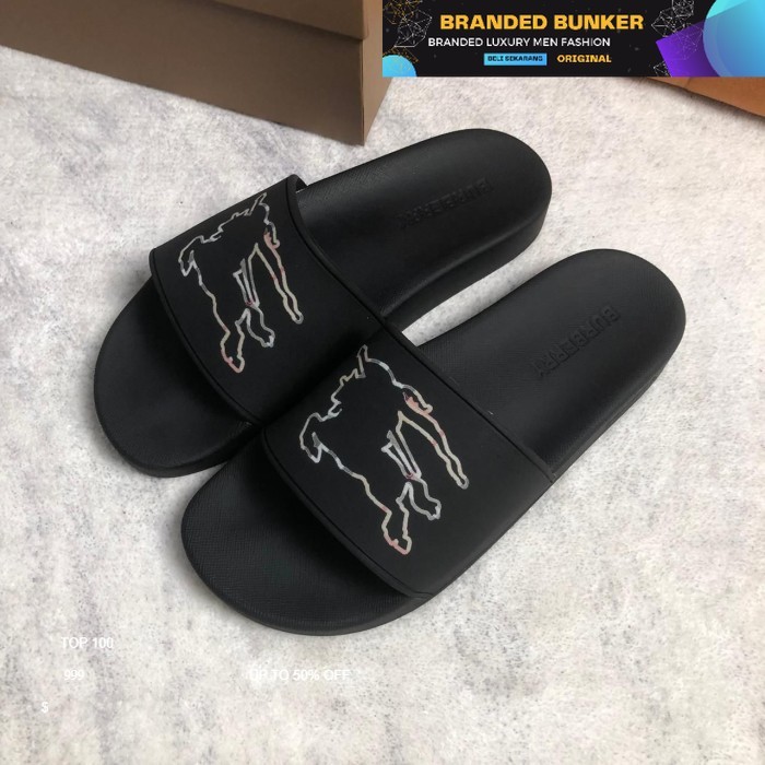 SANDAL PRIA SLIP-ON BAHAN KULIT IMPORT / SANDAL CASUAL PRIA BRANDED HIGH QUALITY / SENDAL PRIA BRAND