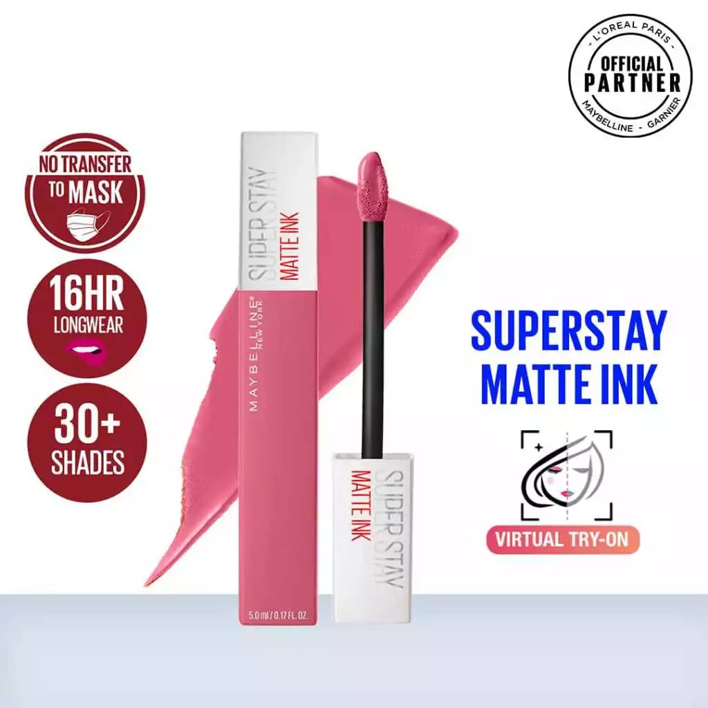 Maybelline Superstay Matte Ink - 365 Enthusiast / Liquid Lipstick Waterproof Transferproof