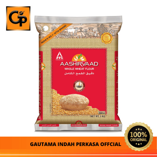 

Tepung Gandum Utuh AASHIRVAAD Whole Wheat Floor 5kg