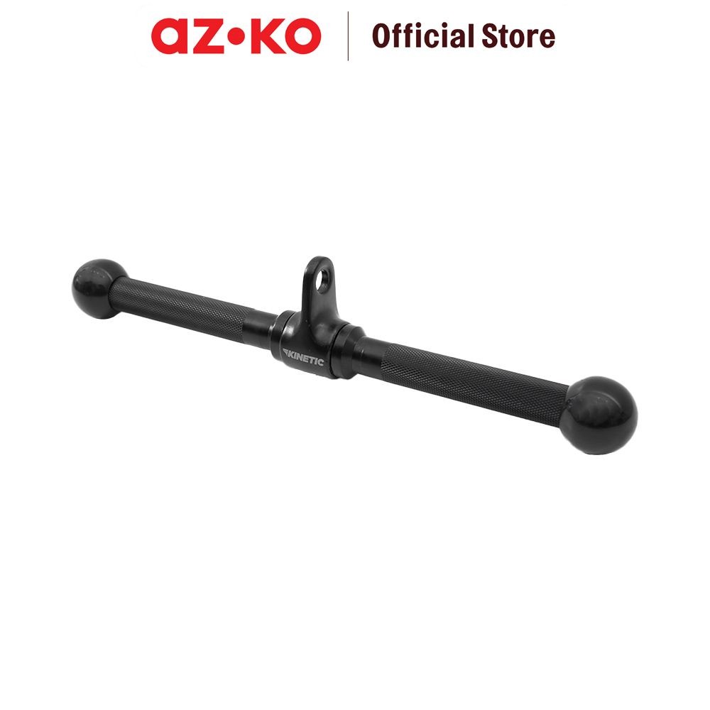AZKO Kinetic Tali Attachement Short Bar - Hitam Alat Bantu Latihan Perlengkapan Olahraga Perlengkapa