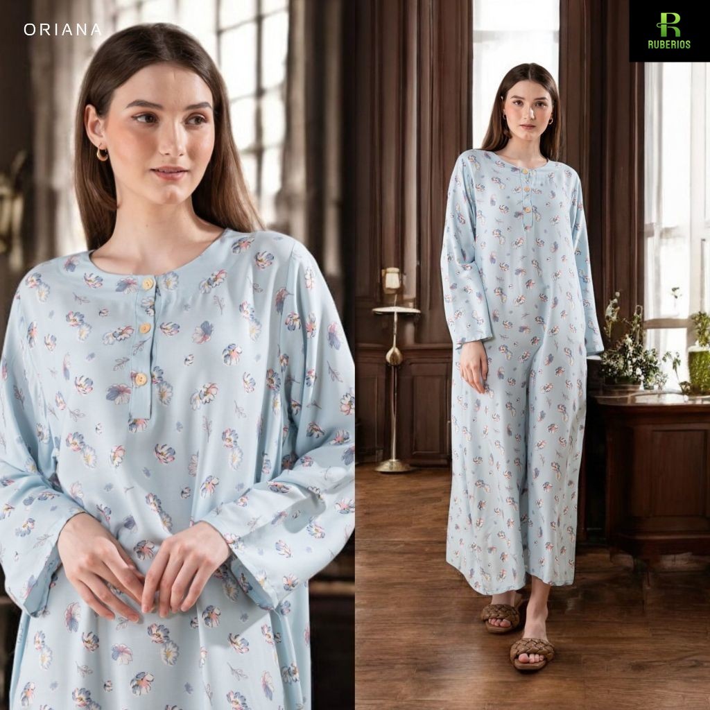 Oriana Homewear Daster Panjang Busui Laiqa Vilina Series