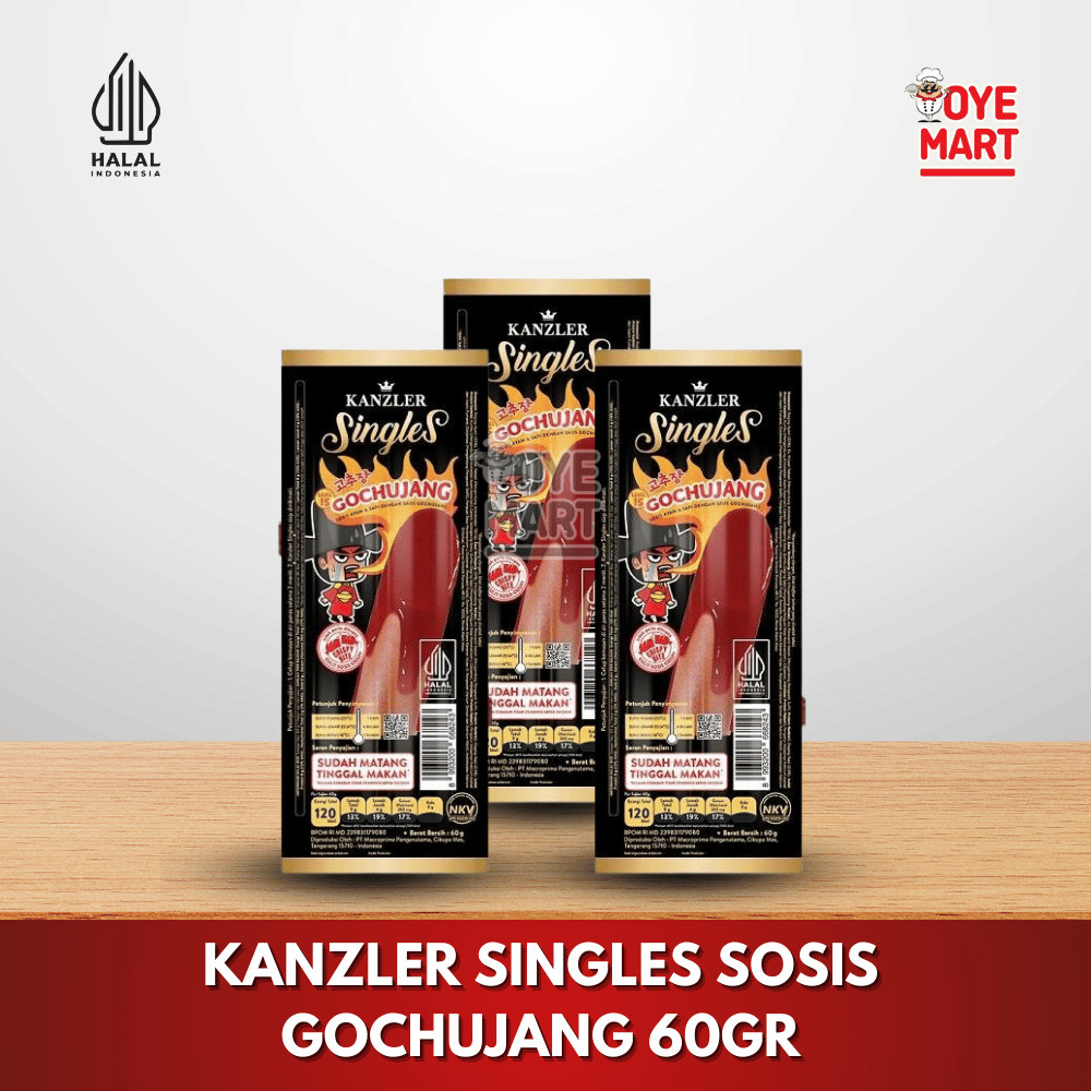 

KANZLER SINGLES SOSIS GOCHUJANG 60GR