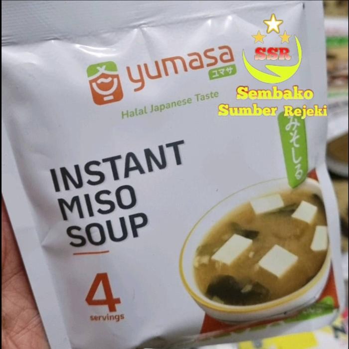 

Promo Bumbu Masak~[Terlaris] bumbu sop miso khas jepang / Miso Soup Instant YUMASA 50 gr halal