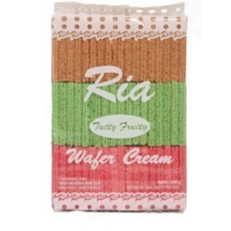 

Ria Wafer Cream Coklat Pandan Tutty Fruity Strawberry Vanila - ARM