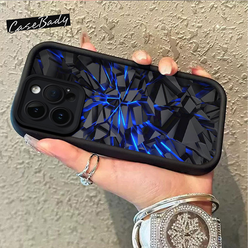 Meteorit Untuk Case iphone 11 12 13 pro max 15 14 13 x xs xr ip 7 8 6 6s plus casing hp aesthetic te